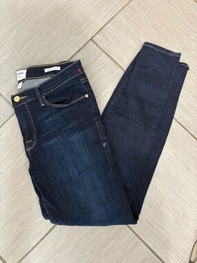 Frame Denim Dark Indigo Skinny Jeans